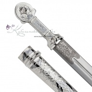 Кинжал серебряный, 41 см, арт №5023