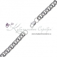 Серебряная цепочка, длина 59 см ширина 11 мм, арт №9901/1