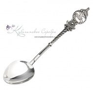 Серебряная чайная ложка "Стрелец" 1756