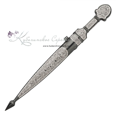 Кинжал серебряный Black series, 31,5 см