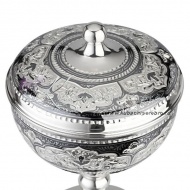 Вареньица с крышкой с алмазной огранкой, арт №4938