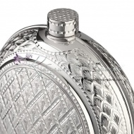 Фляга из серебра 925 пробы на 590 мл , арт №3032