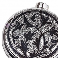 Фляга из серебра, исполнение