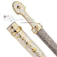 Кинжал мини с позолотой, 22 см, арт №5042