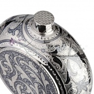 Фляга серебряная на 570 мл , арт №3039